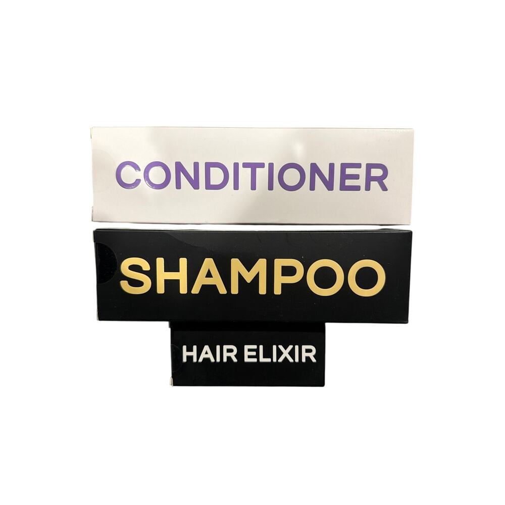 BASED Bodyworks Haircare Trio/Set: Shampoo, Conditioner, Hair Elixir NEW IN BOX